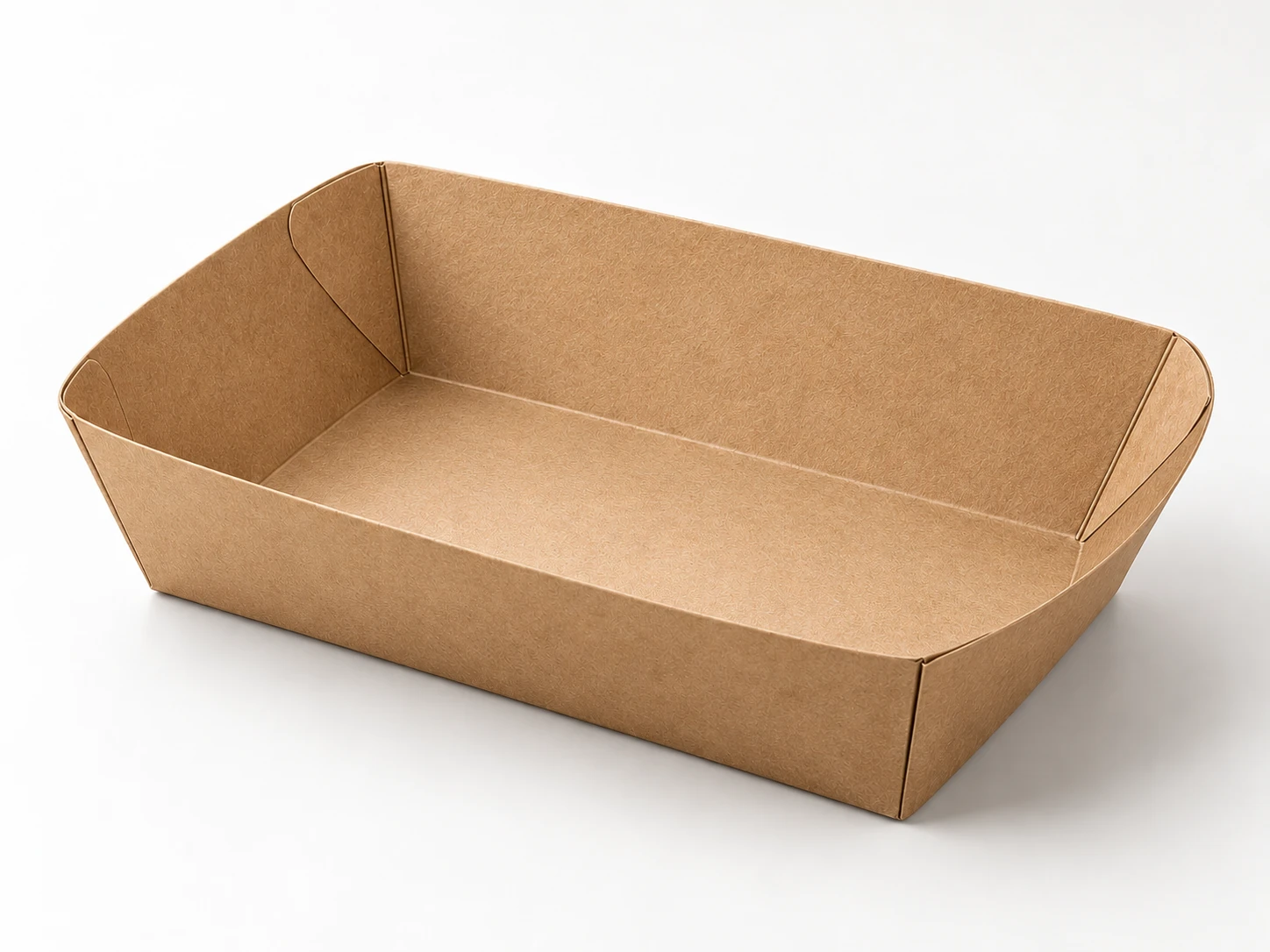 paper food containers — single-product concept illustration