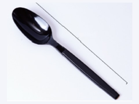 Heavy-weight transparent PS cutlery from a new mould